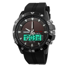 China supplier solar powered function digital sport plastic wrist watches for men